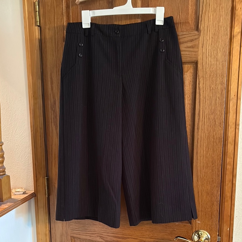 Tribal Black and Pink Pinstripe Pants